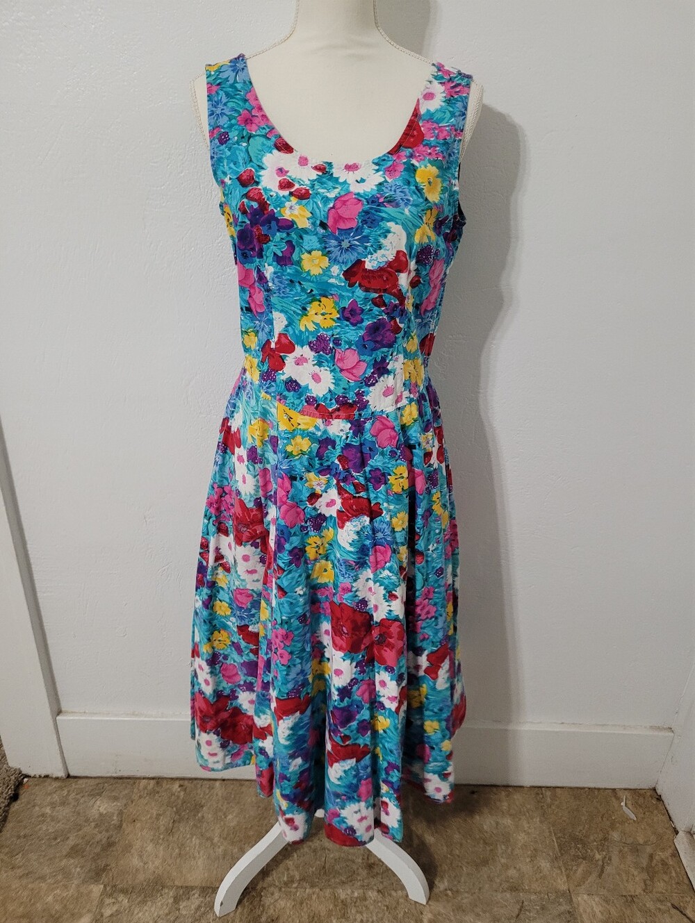 Handmade Floral Cotton Dress